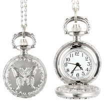 Reloj de bolsillo de cuarzo Vintage para mujer y niña, pulsera con colgante, cadena, suéter, regalo 2024 - compra barato