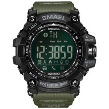 Reloj inteligente deportivo para hombre, pulsera Digital con conexión Bluetooth, color verde militar, 1617B, 2020 2024 - compra barato