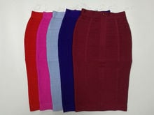 5 цветов, модные женские облегающие Короткие бандажные юбки, винно-красные розовые синие летние бандажные юбки, вечерние Клубные женские юбки до колена 2024 - купить недорого