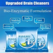 Portable Power Drain Cleaner Powder Cleaners Sewer Clean Water Toilet Toilet Pipe Kitchen Bathroom Hair Filter Sink Cleaning 2024 - buy cheap