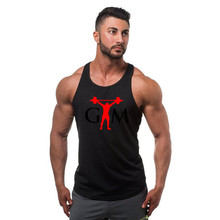 Camiseta deportiva sin mangas de algodón para hombre, chaleco sin mangas para culturismo, chándal de marca para Fitness, ropa muscular, 2018 2024 - compra barato