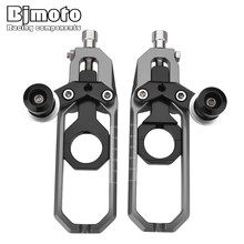 BJMOTO For Suzuki GSXR 1000 GSXR1000 K9 2009-2015 Motorcycle CNC Chain Adjusters Tensioners Catena Rear Axle Spindle with Spools 2024 - buy cheap