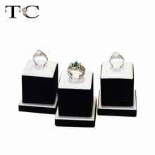 Wholesale Jewelry Display Showcase Tower-shaped Holder For Rings 3pcs/lot Ring Stands Rings Tray Display Porps 2024 - buy cheap