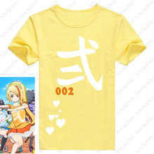 Camiseta de Anime de la SAGA Konno, Junko, Cosplay, Minamoto, Sakura, Cosplay, manga corta, nueva 2024 - compra barato