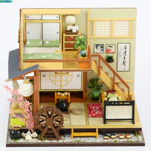 Creative Valentine's Gift Sunday Japanese style Handmade Villa Model DIY Cottage with Light 2024 - buy cheap