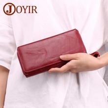 JOYIR Wallet Women Top Quality Leather Wallet Multifunction Female Purse Long Big Capacity Card Holders Money Bag Purse Wallet 2024 - buy cheap