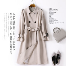 2019 New Spring Women Trench coat Fashion Double Breasted High quality Long Coats Casual Autumn Windbreaker Outerwear Tops R870 2024 - buy cheap