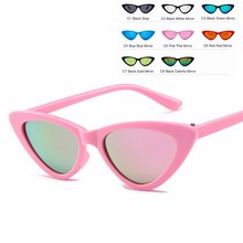 MYT_0173 Baby Sunglasses girls boys Kids Sun Glasses Candy Color Cat Eye Sunglasses Children Shades For Children UV400 2024 - buy cheap
