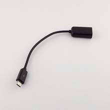 2pcs Black Micro USB B Male To USB 2.0 A Female OTG Host Converter Cable Adapter 15cm 2024 - buy cheap