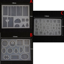 Fashion Jewelry Pendant Scrapbooking Silicone Mould DIY Resin Decorative Craft Jewelry Making Mold 2024 - buy cheap