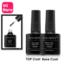 ViiNuro Gel Nail For Top And Base Semi Permanent Top Coat UV Gel Top Base Coat Primer For Nails Top Gel Lacquer Primer Air Dry 2024 - buy cheap