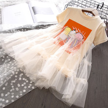 New Children's Dress Children's Ice Cream Short Sleeve Dress Baby Dress 0-3 Years S6276 2024 - buy cheap