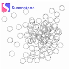 DIY Jewelry 100pcs Silver Tone Open Jump Split Rings For Making Keychains & Bracelet Jewelry Findings Accessories 4mm Wholesale 2024 - buy cheap