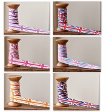 [IuBuFiGo] 1-1/2"(38mm) England Flag Printed Grosgrain Ribbon Tape 2024 - buy cheap