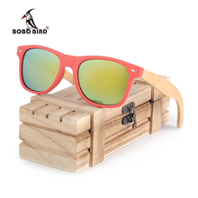 BOBO BIRD-gafas de sol polarizadas para mujer, lentes de sol con soporte de madera, a la moda, para playa, con caja de madera al por menor, 2021 2024 - compra barato