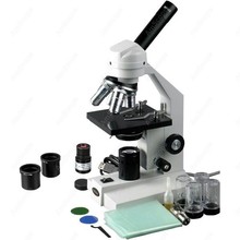 Microscópio composto de estudantes avançado, material amescopo 40x-1000x + câmera 2024 - compre barato