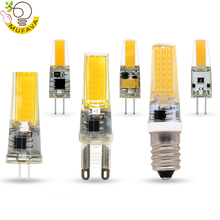 1PCS/Lot Lampada LED G4 Lamp 6W 9W AC/DC 12V AC 220V COB E14 LED Bulb G9 Lighting Lights replace Halogen Spotlight Chandelier 2024 - buy cheap