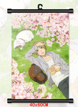 Natsume Yuujinchou Cat teacher Japan Anime Home Decor Wall Scroll Poster 40x60CM 2024 - buy cheap