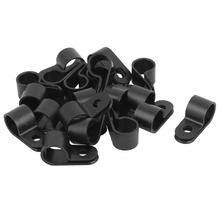 Uxcell-braçadeira para cabo e mangueira, 20 peças, preto e plástico, 12mm, 32x12x15mm 2024 - compre barato