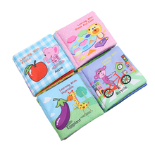 Fruit Style Baby Toys Infant Kids Early Education Soft Interesting Cloth Books Learning Education Unfolding Activity Books 2024 - buy cheap