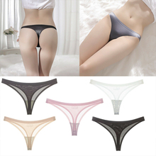 Ice Hot Panties Silk Thong Briefs Thongs Underwear Women Panties Sexy Seamless 2024 - buy cheap