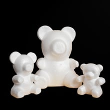 1Pc Polystyrene Styrofoam Modeling Foam Bear White Craft For DIY Party Decoration Wedding Birthday Valentines Day Gift 2024 - buy cheap