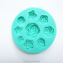 Nine Roses Shape Sugarcraft Cake Decorating Fondant Tools Cookies And Muffins Craft Molds,Direct Selling 2024 - buy cheap