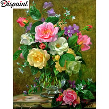 Dispaint Full Square/Round Drill 5D DIY Diamond Painting "Blooming flower" Embroidery Cross Stitch 3D Home Decor Gift A10075 2024 - buy cheap