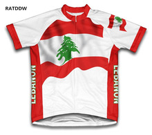 Lebanon Flag Men and Women Cycling Clothing Short Sleeve Bike Clothing Bicycle Cycling Jersey Bike Shirt Ropa Ciclismo 2024 - buy cheap