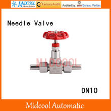 Stainless steel needle type j23w-160p valve DN10 globe valves high temperature high pressure 2024 - buy cheap