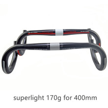 classic cycling king full Carbon road bike handlebar bent bar Bicycle parts superlight cycling parts172g 31.8*400/420/440*31.8mm 2024 - buy cheap