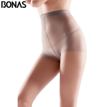 BONAS 6pcs/lot Wholesale Women Tights 15D Nylon Lady Summer New High Elasticity Spandex Pantyhose Female Seamless Soft Tights 2024 - buy cheap