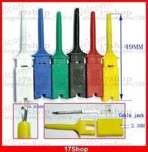 60 piezas 6 sondas grabadoras de color SMT IC gancho prueba Clip cableS soldadura DIY 2024 - compra barato