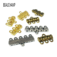 BEAUCHAMP Vintage Pendant Bails Necklace Ends Connector Links Metal Charms Bracelet Beads Spacer Clasps Jewelry Findings 2024 - buy cheap