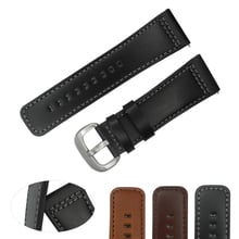 YQI 28mm Italy Oily Genuine Leather Watch Strap Brown Black Watch Band Watchband For Mens Watches Seven Friday 2024 - buy cheap