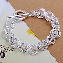 H023 joias fashion prata 925 bracelete banhado a prata pulseira tripla/ujsikpfa ngfmdwrz 2024 - compre barato