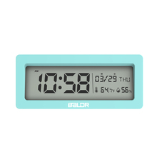 Светодиодный Будильник Baldr, часы Despertador с температурой и влажностью, электронные настольные цифровые часы с подсветкой, белый дисплей 2024 - купить недорого