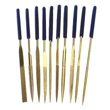 10Pcs Titanium Diamond Coating Needle Flat File Set Metal Working Craft Tools -Y103 2024 - buy cheap