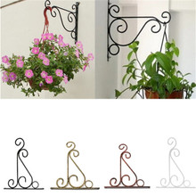 Creative Hot Wrought Iron Pendant Plant Stand Flower Pot Hook Frame Garden Decoration Plant Stand Flower Pot Hooks Holder 2024 - buy cheap