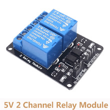5V 2 Channel Relay Module With Optocoupler Relay Expansion Board Low Level Triggered 2-way Relay Module for Arduino 2024 - buy cheap