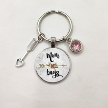 MOM OF BOYS Keyring , Mom pendant, mom of sons, Birthstone  jewelry, Mother's Day jewelry, Gift for Mom 2024 - buy cheap