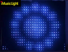 Трехцветные светодиодные занавески P9 3x8 м с RGB-подсветкой, занавески для сцены, фоны для DJ, управление ПК с программным обеспечением 2024 - купить недорого