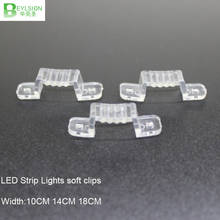 10pcs  Snap 10/14/18 mm light clamp retaining clips soft silicone clip for 3528 3014 5050 5730 RGB LED strip light lamps parts 2024 - buy cheap