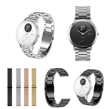 Correa de reloj de acero inoxidable para Nokia Withings, pulsera de reloj inteligente de liberación rápida HR, de 18mm, 20mm, 36MM y 40MM 2024 - compra barato