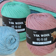 Hot 3ply 100g Yak Cashmere Wool Acrylic Blended Yarn Crochet Knitting Sweater Scarf Hat Vest Yarn for hand Knitting 33 colors 2024 - buy cheap