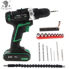 100 - 240V Cordless 21V Electric Drill / Screwdriver with  Adjustment Switch and 29pcs Set for Handling Screws / Punching 2024 - buy cheap