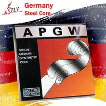 High Grade APGW Violin Strings Germany Steel Core Nylon Strings Full Set A E D G Free Shipping 2024 - buy cheap