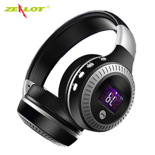 ZEALOT-auriculares inalámbricos B19 con Bluetooth, cascos con pantalla LCD, estéreo de graves HiFi, con micrófono, Radio FM, micro-sd, ranura para tarjeta TF 2024 - compra barato
