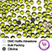 Olivine DMC HotFix Rhinestone Bulking Packing  SS6 SS10 SS16 SS20 SS30 Strass For Garments Bags And Shoes 2024 - buy cheap