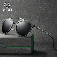 YSO-gafas de sol polarizadas UV400 para hombre y mujer, montura de aluminio y magnesio, lentes TAC para conducir, accesorios para ojos de gato, 8596 2024 - compra barato
